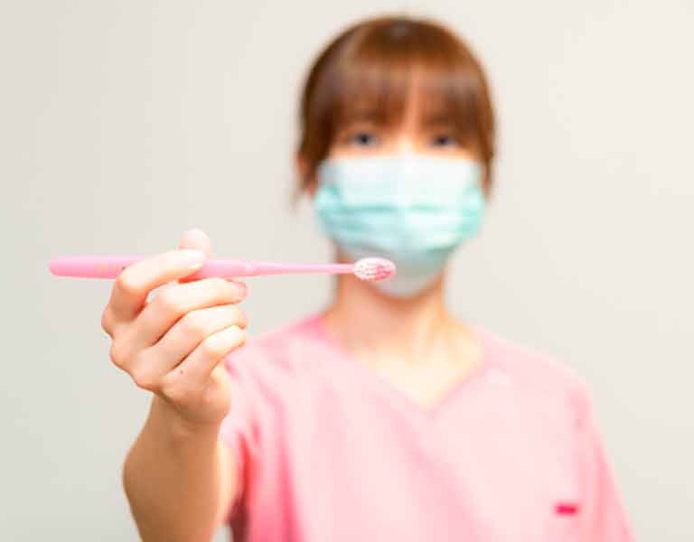 ブラッシング指導