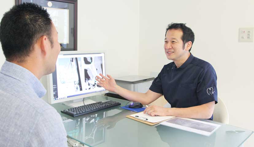 患者様と丁寧なカウンセリング