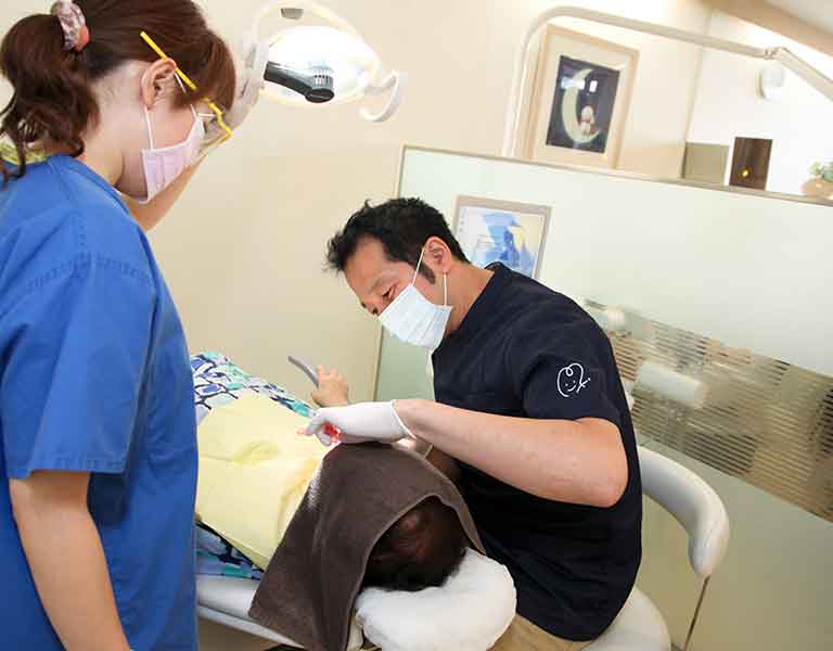 しっかりとした術前指導